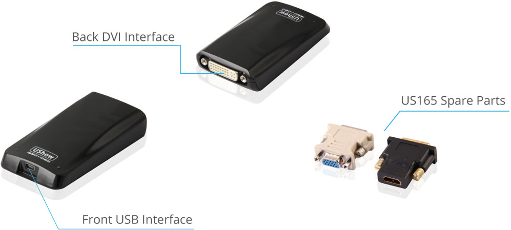 usb to DVI VGA HDMI converter 