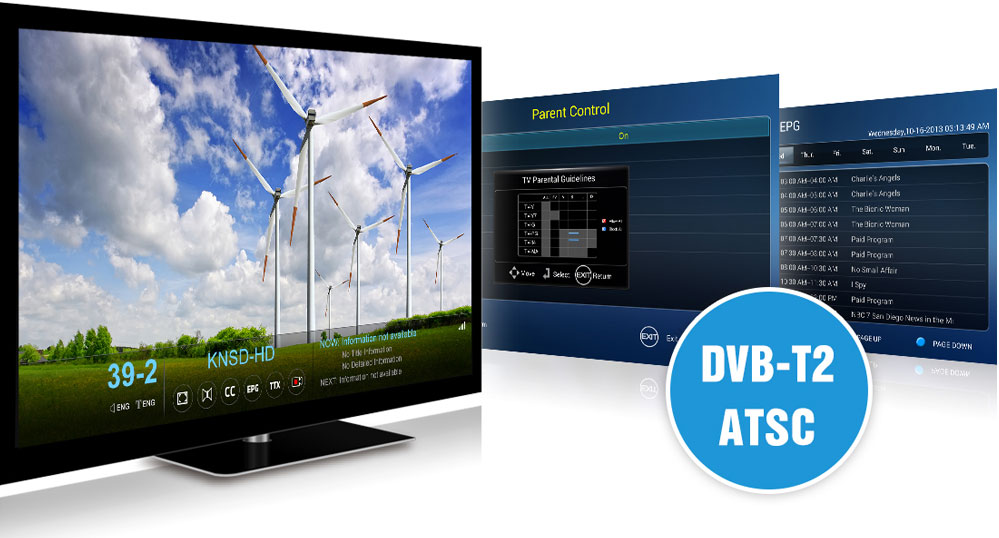ANDROID BOX with digital tv tuner