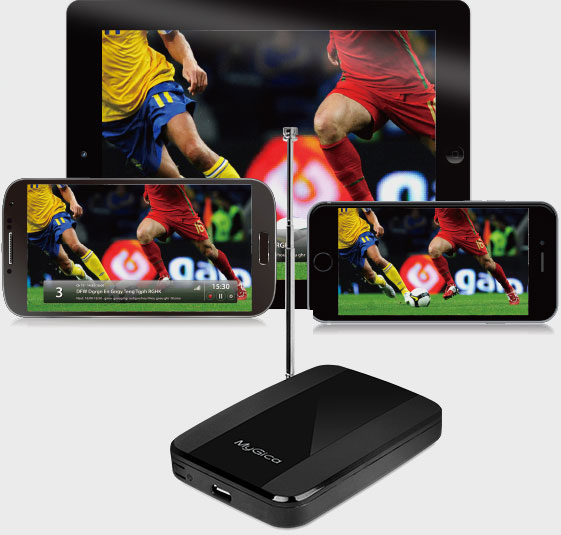 MyGica WiTV T2 - DVB-T2 Receiver Wireless Network TV Tuner for Phone & Pad